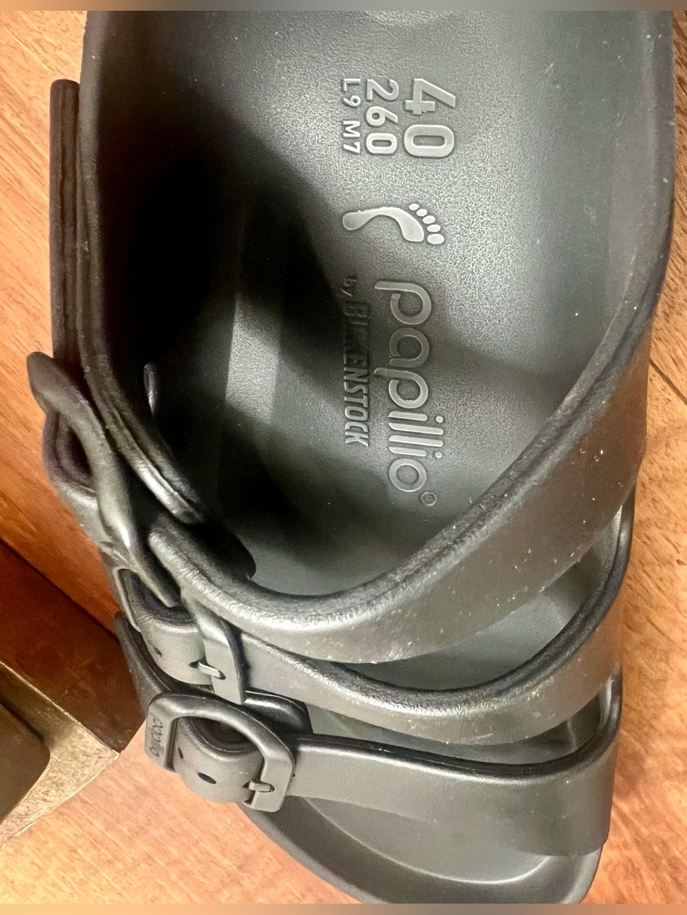 Birkenstock Papillio Women’s size 9 black Florida Flex Platform sandals NWT - Picture 3 of 10
